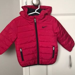 NWT Nike Pink Puffer Jacket